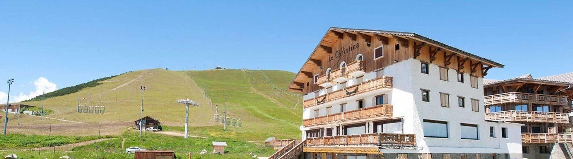 Madame Vacances Hotel Le Christina Alpe d'Huez Exteriér fotografie