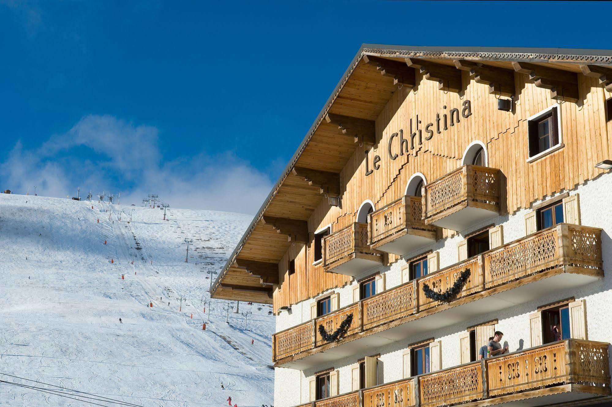 Madame Vacances Hotel Le Christina Alpe d'Huez Exteriér fotografie